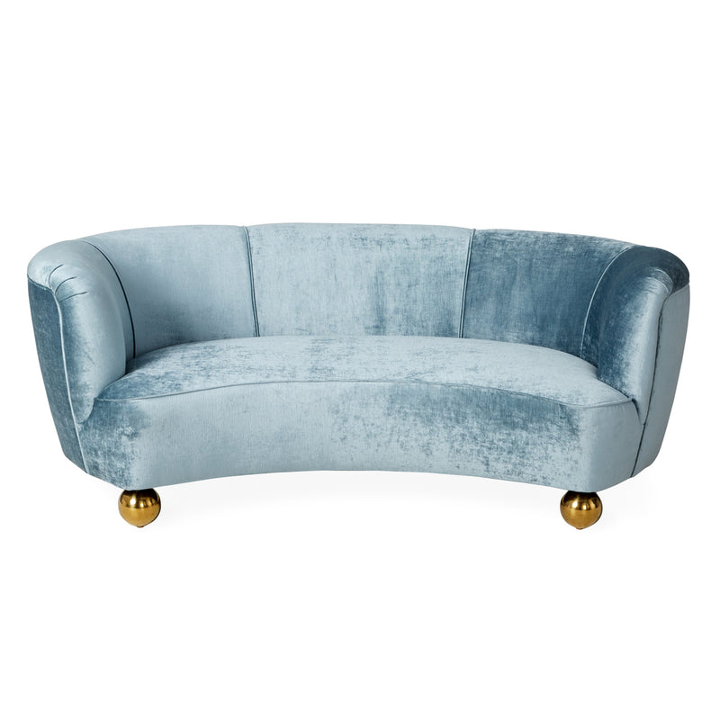Jonathan Adler Parker Curved Sofa – Paynes Gray