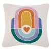 Elizabeth Olwen House of Love Hook Throw Pillow