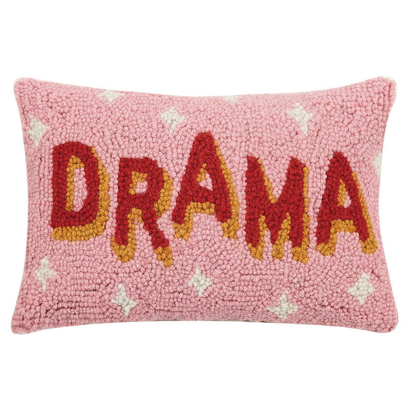 Drama Hook Throw Pillow