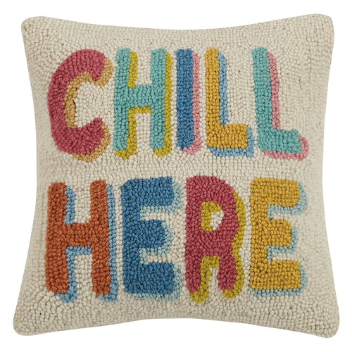Chill Here Hook Throw Pillow