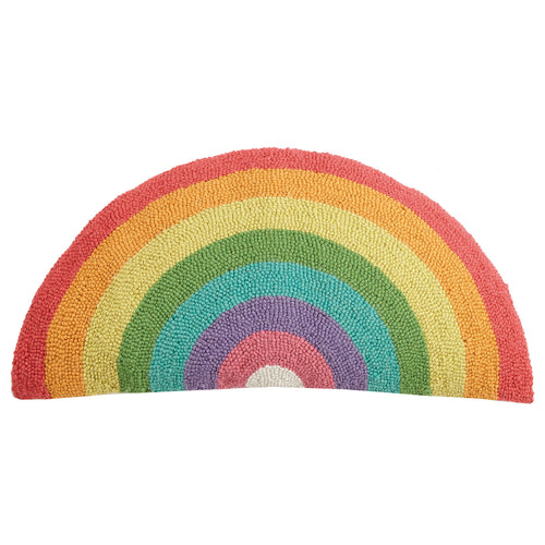 Rainbow Shape Hook Throw Pillow