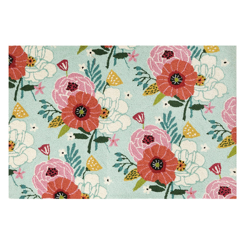 Suzanne Nicoll Chic Blooms Hook Rug