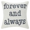 Forever and Always Hook Throw Pillow