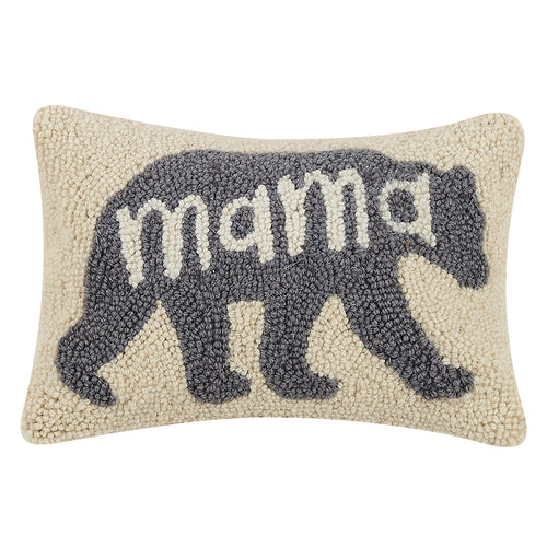 Mama Bear Hook Throw Pillow