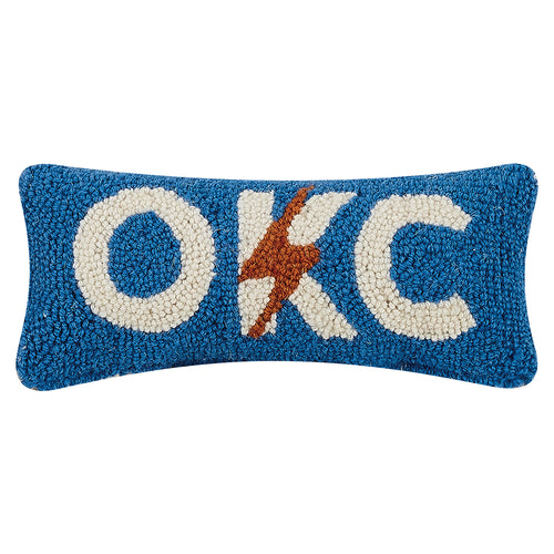 OKC Hook Throw Pillow