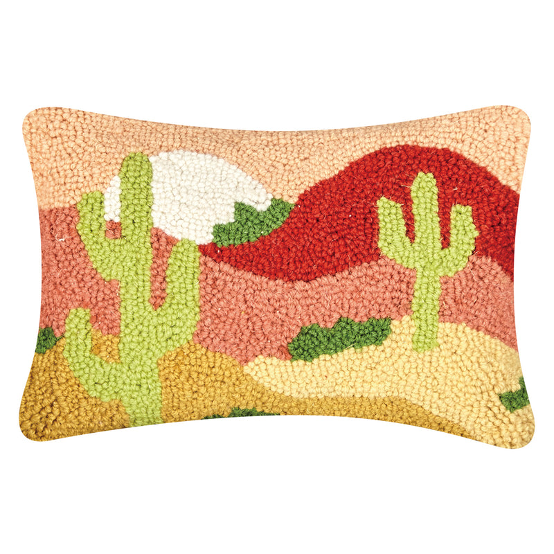 Cactus Scape Hook Throw Pillow