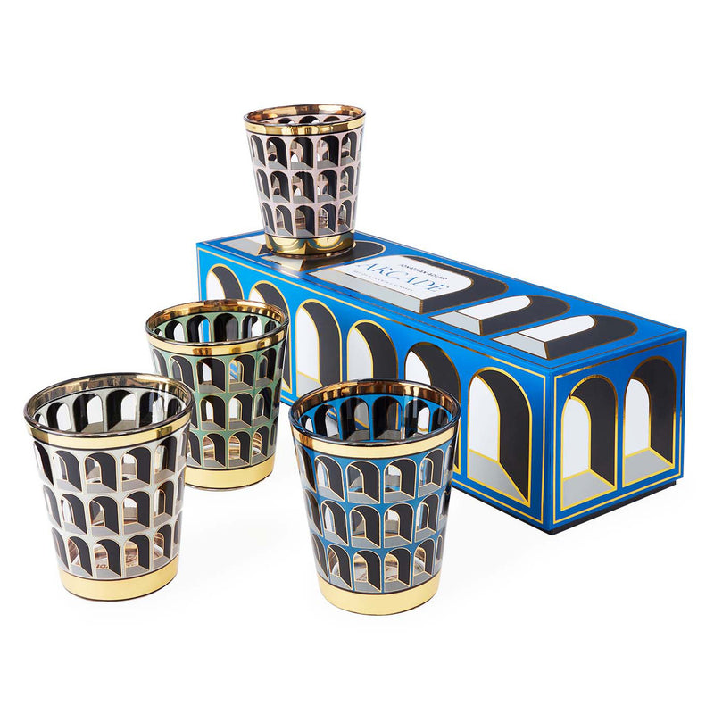 Jonathan Adler Boxed Arcade Glassware Set
