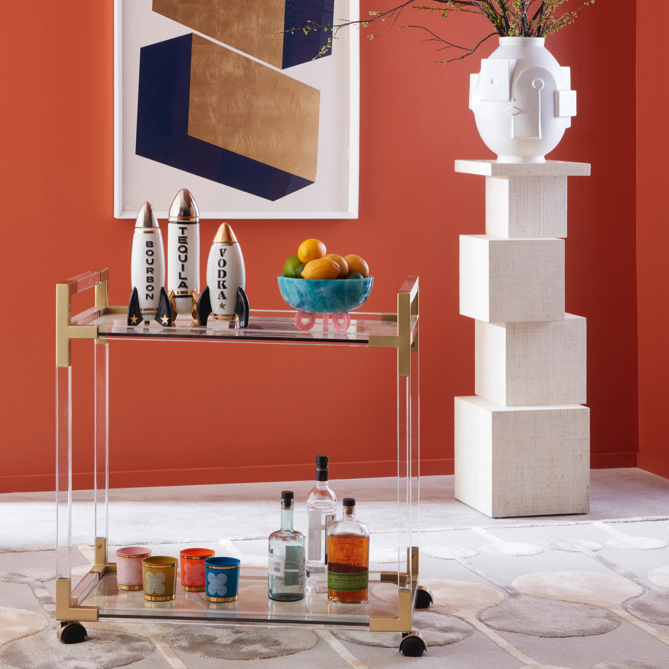 Jonathan Adler Rocket Bourbon Decanter - Thumbnail 3