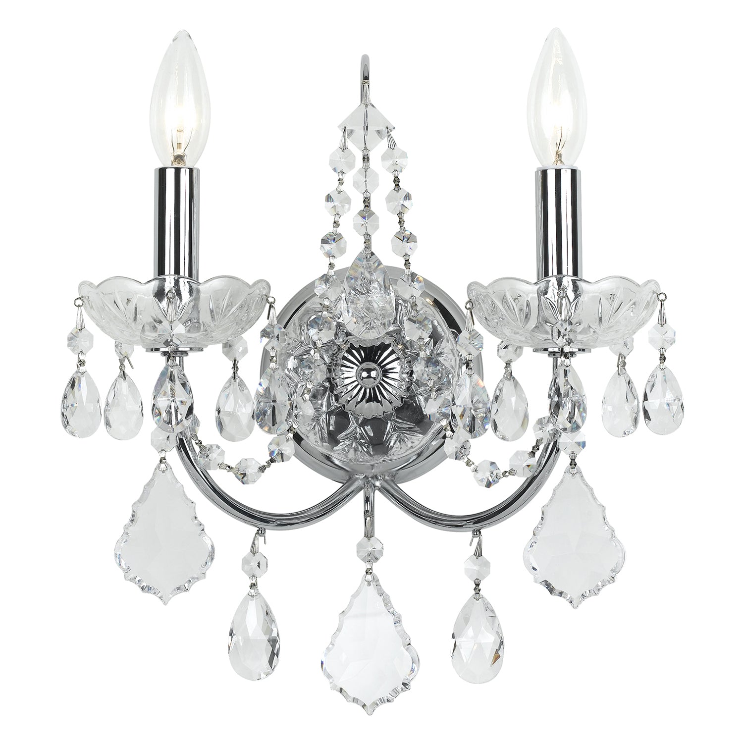 Crystorama Imperial 2-Light Wall Sconce
