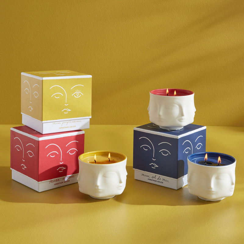 Jonathan Adler Muse Couleur Tomate Candle