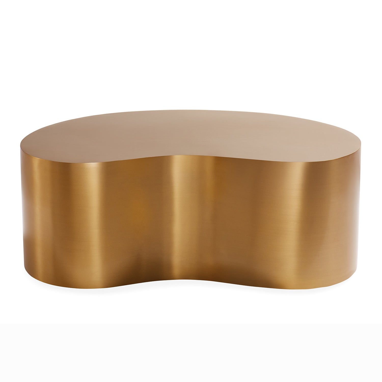 Jonathan Adler Brass Kidney Coffee Table