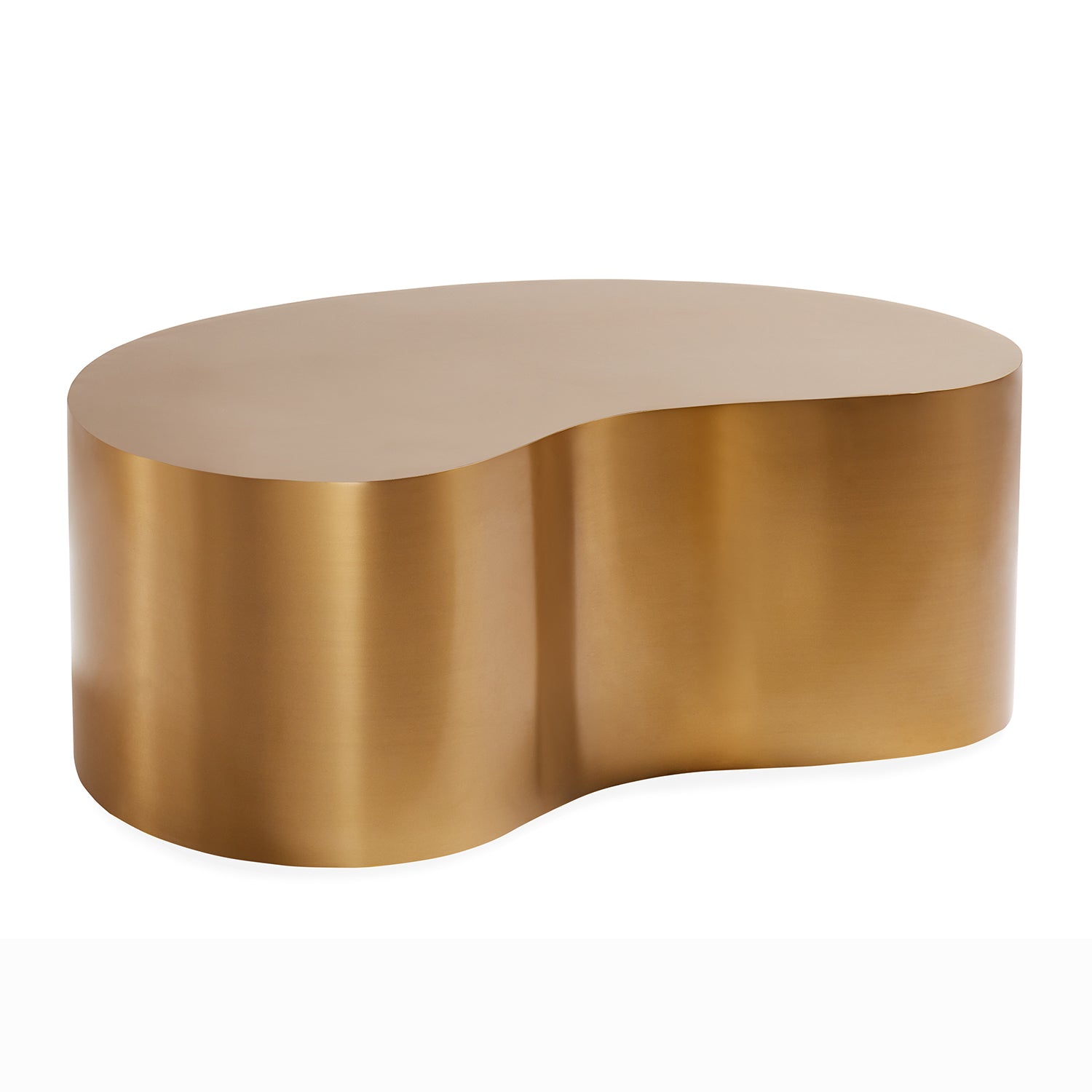 Jonathan Adler Brass Kidney Coffee Table