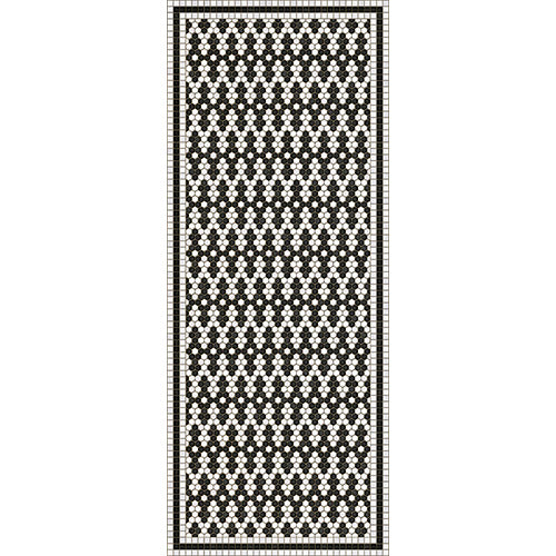 Mosaic D - Fordham Street Vinyl Floorcloth