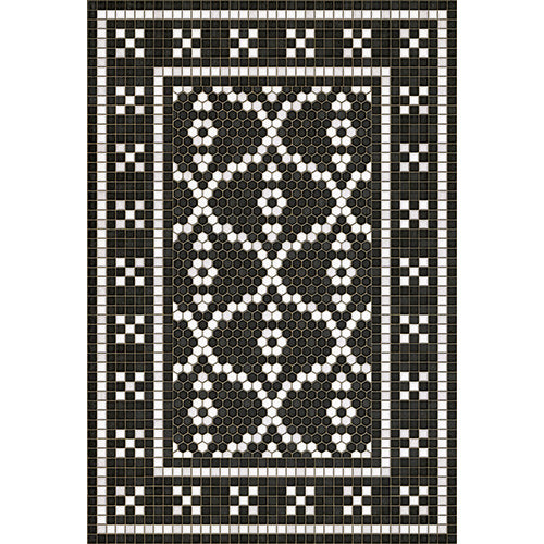 Mosaic F - Kingsbridge Road Vinyl Floorcloth