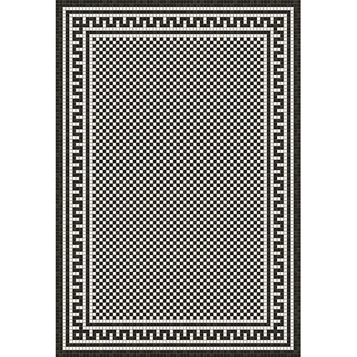 Mosaic H - Warren Street Vinyl Floorcloth