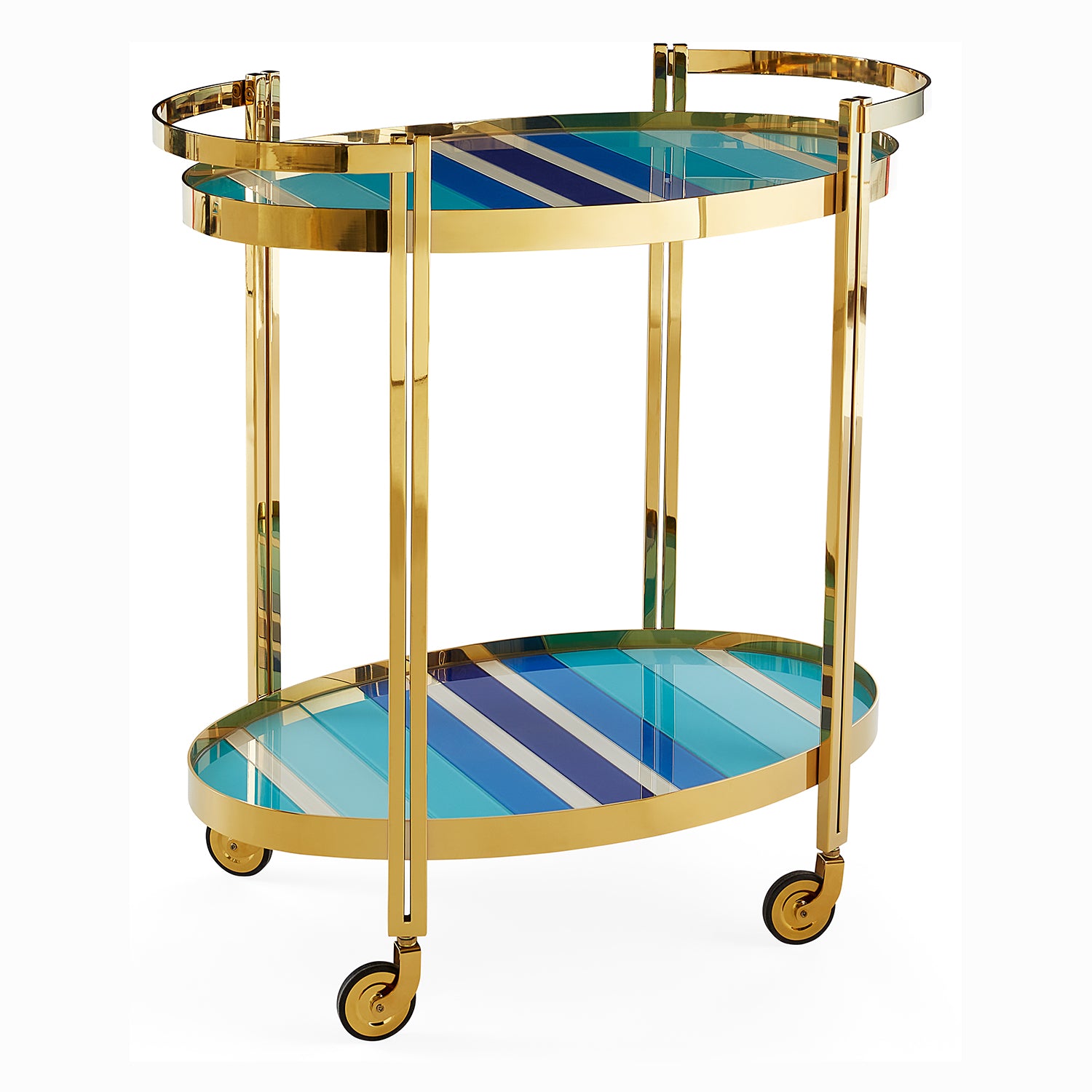 Jonathan Adler Ultramarine Bar Cart