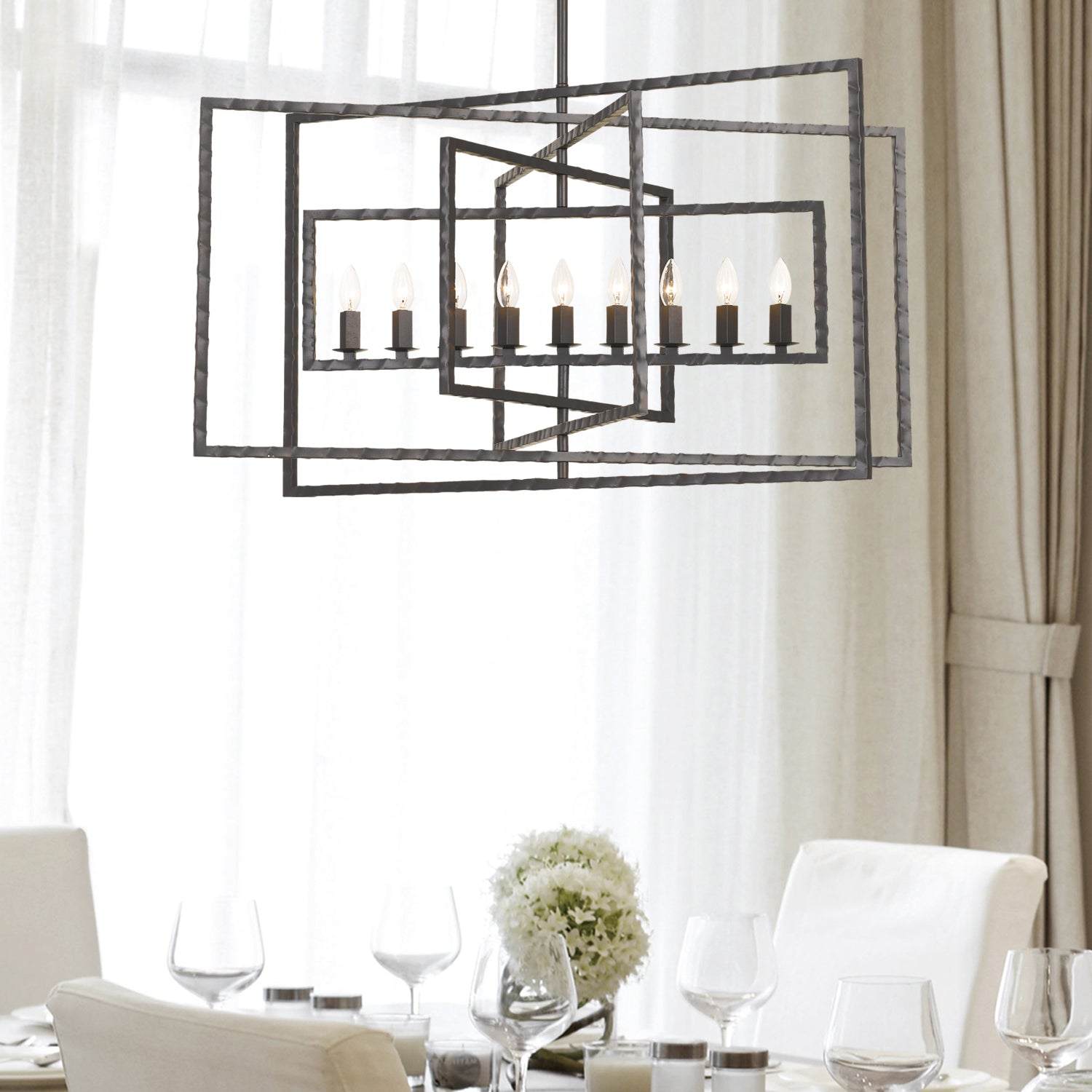 Crystorama Capri 9-Light Chandelier