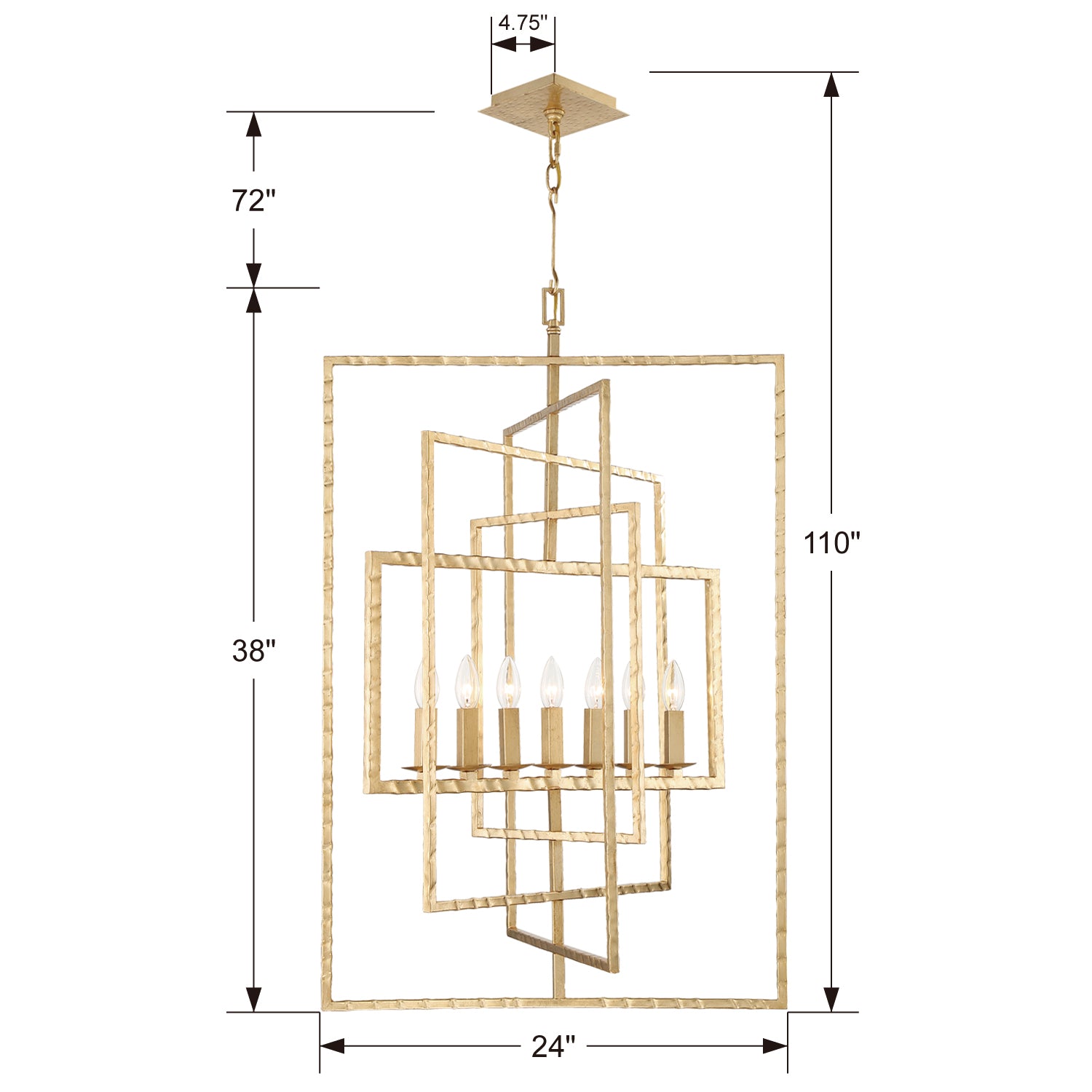 Crystorama Capri 7-Light Chandelier