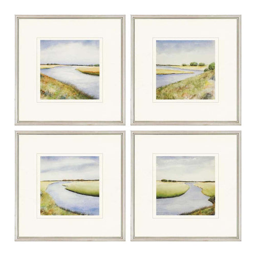 Coggins Marsh Framed Art Set of 4