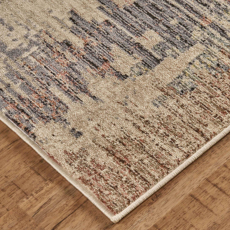 Feizy Grayson Charcoal Multi Machine Woven Rug Paynes Gray