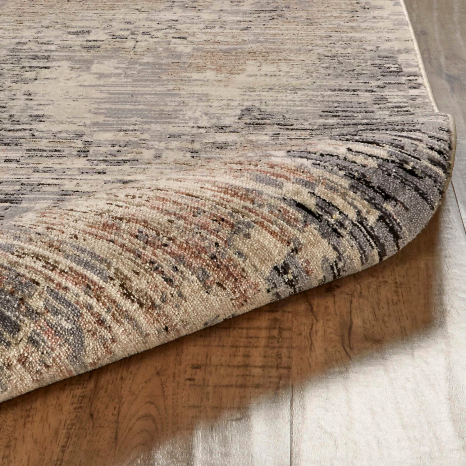 Feizy Grayson Charcoal Multi Machine Woven Rug Paynes Gray