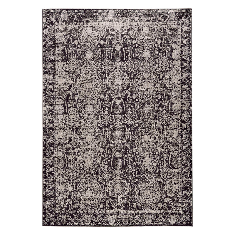 Feizy Prasad Charcoal Gray Machine Woven Rug