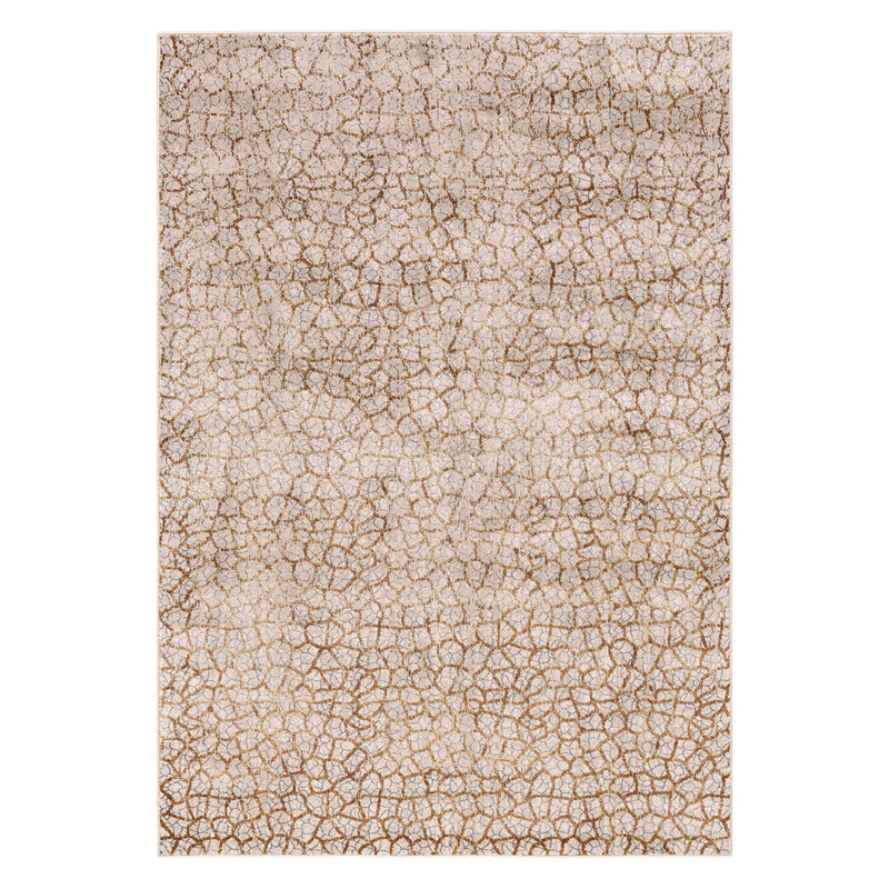 Feizy Cannes Light Gray Brown Machine Woven Rug