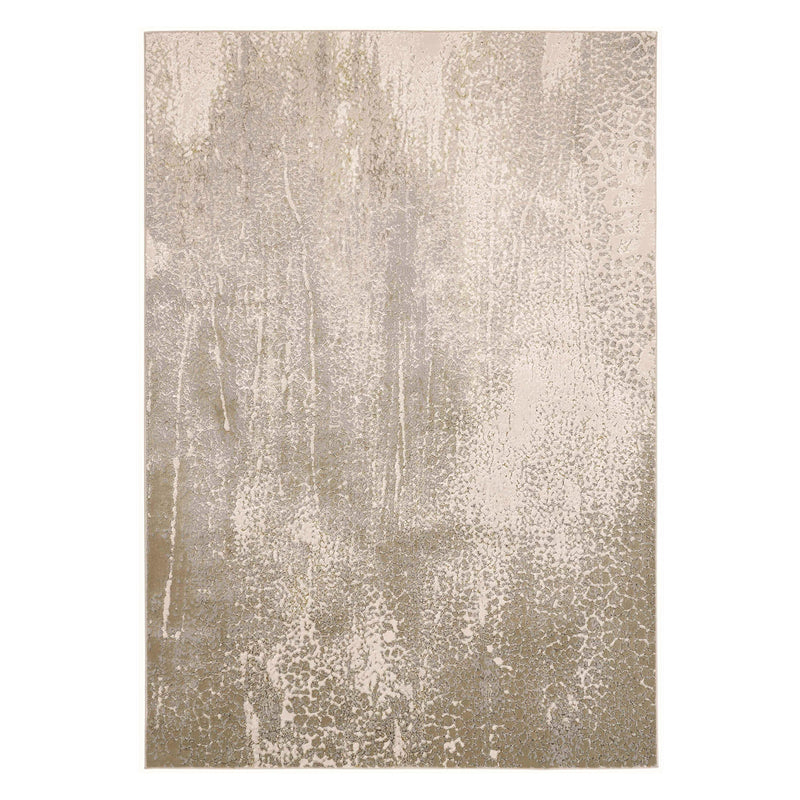 Feizy Aura Ivory Gold Machine Woven Rug