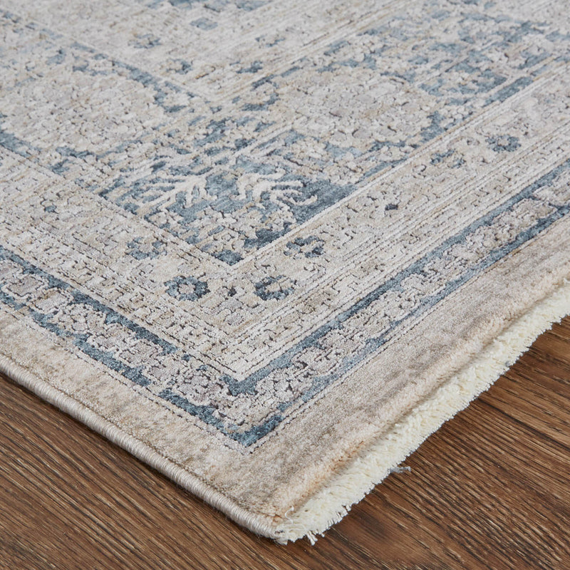 Feizy Marquette Gray Machine Woven Rug
