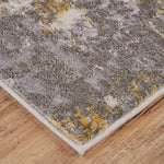 Feizy Waldor Gold Sterling Machine Woven Rug