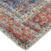 Feizy Percy Rust Blue Machine Woven Rug