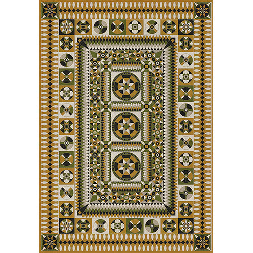 Soldiers Quilt - Wisdom & Truth Vinyl Floorcloth