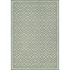 Floral Quilt - First Snow Vinyl Floorcloth