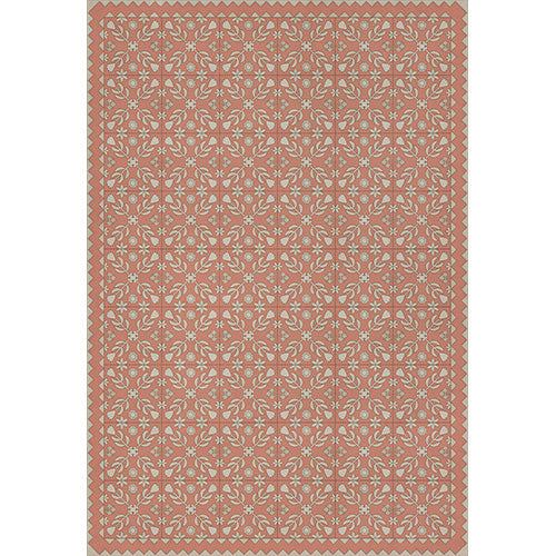 Floral Quilt - The Portrait of a Lady Vinyl Floorcloth