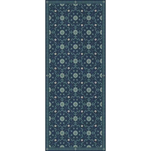 Whig Rose - Going Beyond the Seas Vinyl Floorcloth