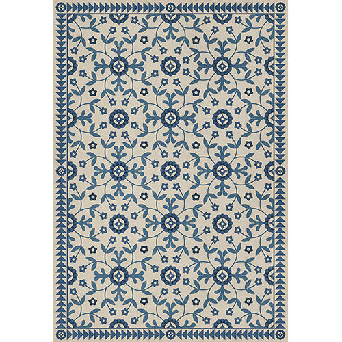 Whig Rose - The Day Has Eyes Vinyl Floorcloth