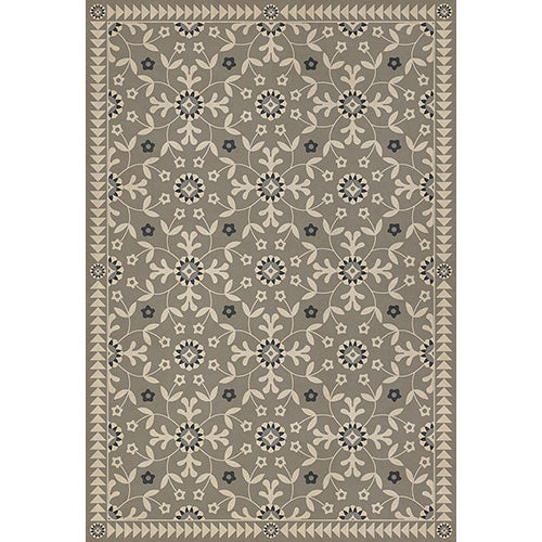 Whig Rose - To The Nightingale Vinyl Floorcloth