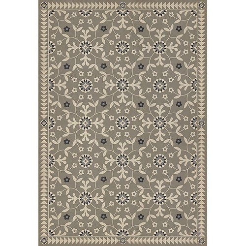 Whig Rose - To The Nightingale Vinyl Floorcloth