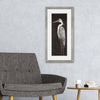 DeRice Heron on Black I Framed Art