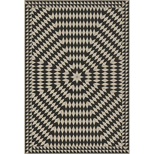 Sunburst - Of Night & Light Vinyl Floorcloth