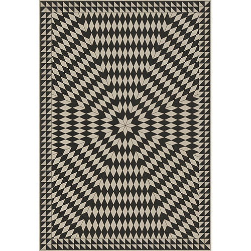 Sunburst - Of Night & Light Vinyl Floorcloth