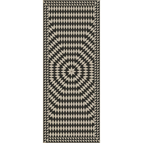 Sunburst - Of Night & Light Vinyl Floorcloth