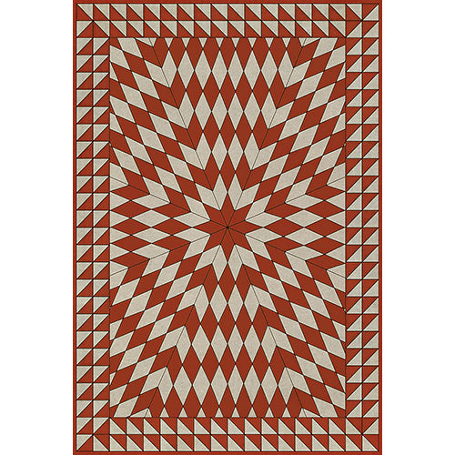 Sunburst - What Makes Your Heart Beat So Vinyl Floorcloth