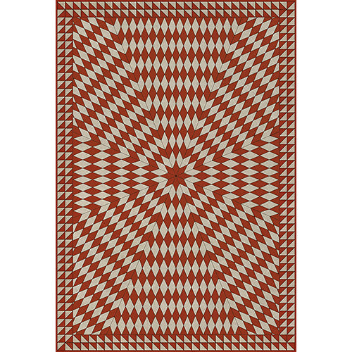 Sunburst - What Makes Your Heart Beat So Vinyl Floorcloth