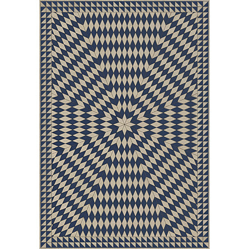 Sunburst - Wide Across The Lakes Vinyl Floorcloth