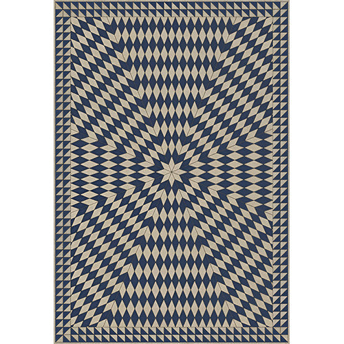 Sunburst - Wide Across The Lakes Vinyl Floorcloth