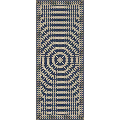 Sunburst - Wide Across The Lakes Vinyl Floorcloth