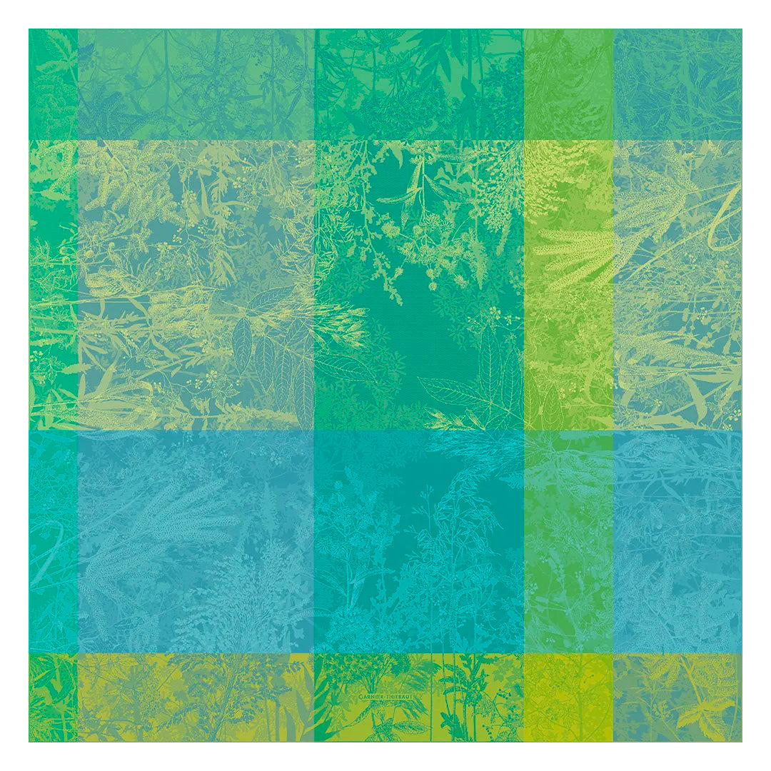 Garnier Thiebaut Esprit Jardin Prairie Jacquard Tablecloth