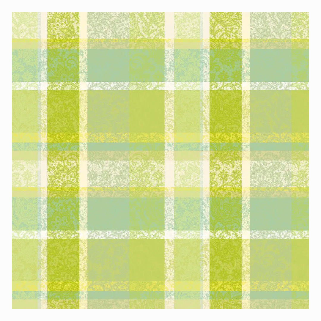 Nappe En Coton 100% Garnier-Thiebaut "Mille Tiles" Multicolore - Dimensions 71 X 118 Pouces