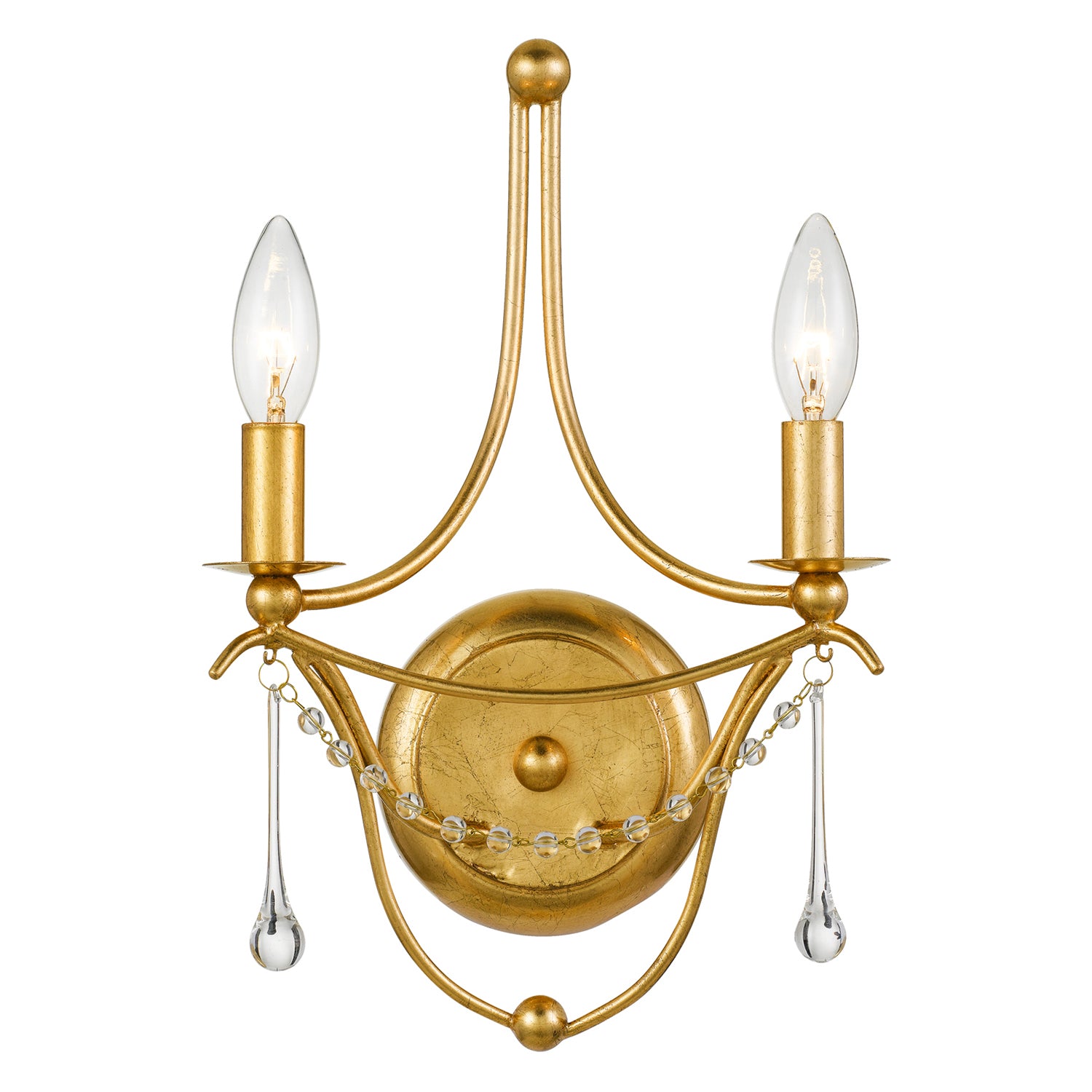 Crystorama Metro 2-Light Wall Sconce